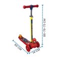thumbnail image 4 of Patin del Diablo Scooter The Baby Shop altura ajustable, tres ruedas Rojo - Spiderman, 4 of 7