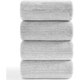 thumbnail image 2 of 4 Piece Bath Towel Set 35"x70"Oversized Bath Towel for Bathroom Ultra Soft Fluffy Extra Large Bath Sheet Luxury Premium Bathroom Towel Highly Absorbent Quick Dry Shower Towel for Hotel Spa,Green, 2 of 10