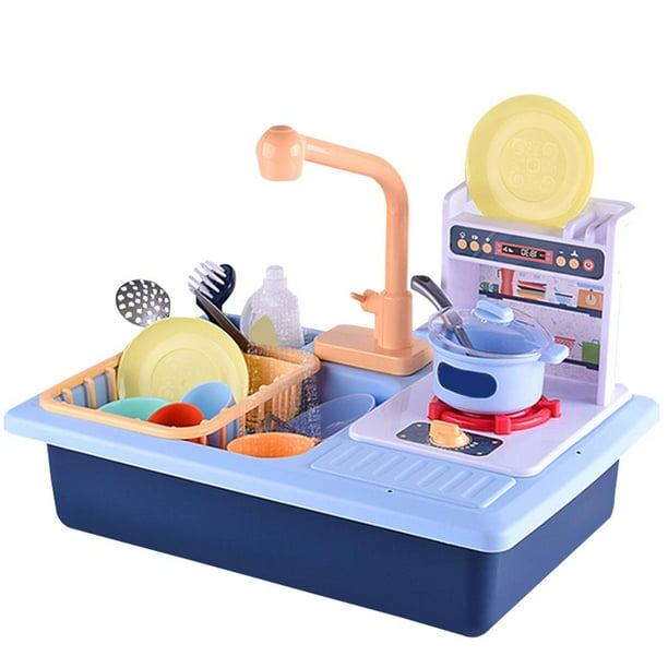 Juego De Juguetes Para Jugar A Las Casitas Juego De Juguetes De Simulación De Lavavajillas Eléctrico Juego De Rol Regalo Para Niños Serendint FN003489-01