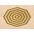 thumbnail image 1 of Ahgly Company Machine Washable Indoor Rectangle Transitional Sun Yellow Area Rugs, 5' x 7', 1 of 7