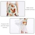 thumbnail image 2 of Squirrel Stunning Chiffon Women's Summer Beach Dress with Polyester Straps, 2 of 6