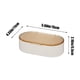 thumbnail image 3 of Jabonera de viaje a prueba de fugas con tapa | Jabonera portátil con drenaje | Jabonera ligera de plástico para camping, gimnasio, baño | Mantiene el jabón seco y limpio | Multiusos para viajes,, 3 of 6