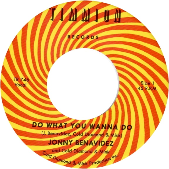 Jonny Benavidez - Do What You Wanna Do - Music & Performance - Vinyl [7-Inch]