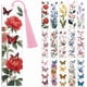 thumbnail image 1 of 30 unidades de pegatinas de transferencia UV DTF para marcadores, con diseño de mariposas y flores, para mujeres y hombres, resistentes al agua (no se incluyen marcadores en blanco)., 1 of 9