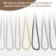 thumbnail image 5 of Cadena de bola de hierro Uxcell de 2.4 mm, 31.5 pulgadas, collar de cuentas redondas, cadenas de tirón para etiquetas de perro con conectores y cierres para joyas, pulseras y llaveros, plateado, 5 of 7