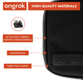 thumbnail image 4 of Small Slim Travel Wallet with Carbon Filter & Combination Lock (4x6"), 4 of 5