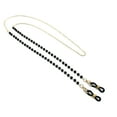thumbnail image 2 of harmtty Faux Pearl Wear Resistance Eyeglass Chain Alloy Anti-lost Lightweight Sunglasses Chain Glass Accessories,Black, 2 of 8