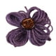 thumbnail image 3 of 10 piezas nuevos adornos de flores de hilo de moda para fiesta de boda, hogar, hotel, artesanía, decoración, álbum de recortes, adornos de bricolaje, púrpura Zulema flor de guirnalda guita flor, 3 of 7