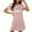 Pink-3, variant on Youyipin Womens Summer Dresses Oversized Short Nightgown Fashion Chest Print Short Sleeve Nightdress Dresses For Women