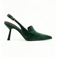 thumbnail image 2 of XYD Women Pointed Toe Slingback Pumps Stiletto Heels Buckled Back Strap Events Dinners Dress Shoes Size 12 Green, 2 of 4