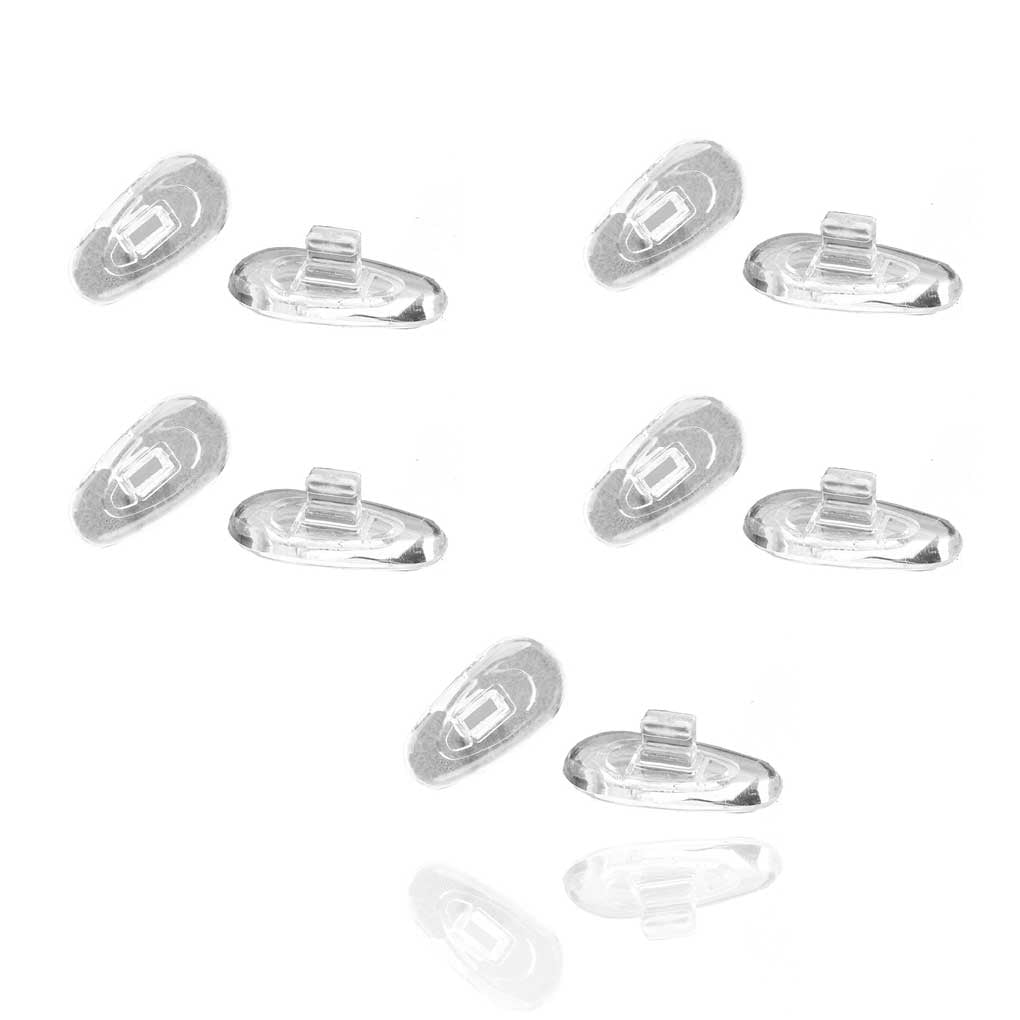 Paires de Plaquettes de Nez en Silicone Vis Fine Plaquette de