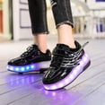 thumbnail image 3 of YAZI Kids Roller Shoes Boy Girl Sneakers with Wheels Become Sport Sneaker with Led for Christmas Birthday Children Show Gift, 3 of 17