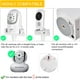 thumbnail image 3 of iTODOS Soporte de suelo para monitor de bebé compatible con Infant Optics DXR-8 Pro, Nanit Pro, Motorola, VAVA, Owlet, mantiene al bebé alejado del tacto, más seguridad, 3 of 5