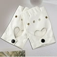 thumbnail image 4 of Stylish Fingerless Motorcycle Gloves Reinforced PU Leather Punk Fashion Design Stage Performances, 4 of 8