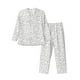 thumbnail image 1 of Fotbe Poodle Dog Pijama de Hombre con Estampado de Manga Larga, Conjunto de 2 Piezas, Ropa de Dormir Suave y Cómoda con Bolsillos-X-Large, 1 of 7