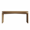 thumbnail image 5 of Mesa de consola de chapa de madera maciza rústica de 65 pulgadas, mesa de sofá de entrada de granja larga para sala de estar, pasillo, detrás del sofá, apartamento, 5 of 5