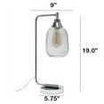 thumbnail image 4 of Lalia Home 19" Industrial Mesh Desk Lamp, Chrome, 4 of 12