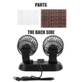 thumbnail image 4 of OUNONA Car Fans That Blow Cold Air Double-head Car Fan Grey Motor Home Appliances 1Set, 4 of 8