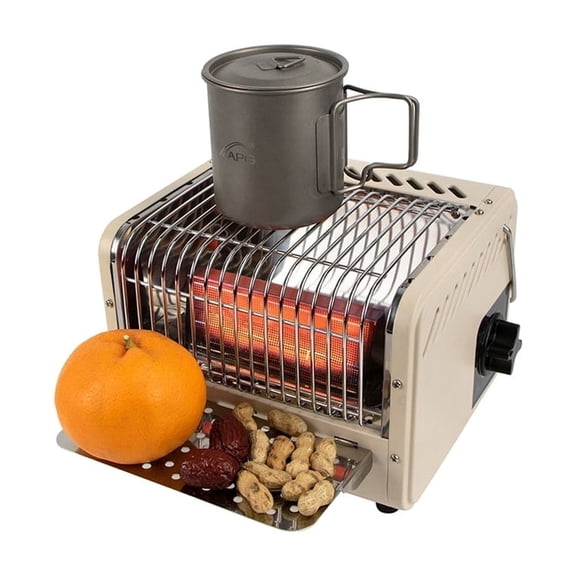 2 in 1 Portable Propane Heater & Stove Pro Camping Gas Stove Camp Heater, Outdoor Camping