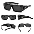 thumbnail image 4 of Polarized FIT OVER Square Sunglasses Anti Glare Lens Over PRESCRIPTION GLASSES, 4 of 4