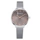 thumbnail image 1 of Reloj de cuarzo con cinturón de malla de moda y reloj femenino con escala de diamantes de imitación (gris), 1 of 4