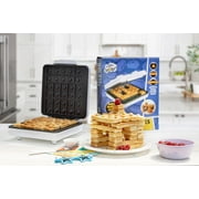 Waffle Wow! Building Brick Electric Waffle Maker- Cook Fun, Buildable Waffles in Minutes - Build Houses, Cars & More!