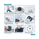 thumbnail image 4 of Reloj Para Pared Diy Clock 3d Grande En Madera Números En Negro 90cm Malubero Dorado, 4 of 5