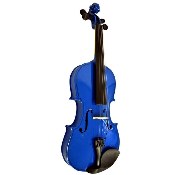 Directly Cheap FullSize Student Beginners Violin with Case and Accessories, Blue