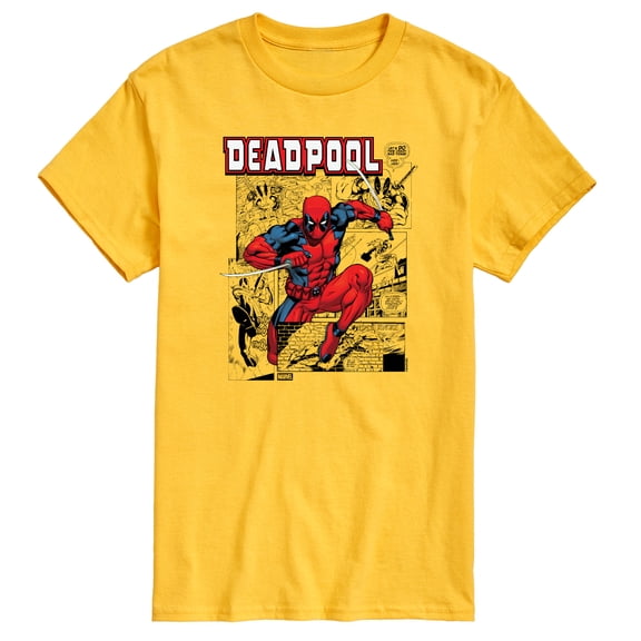 Deadpool - Panels - Men's Short Sleeve Graphic T-Shirt