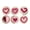 1, variant on Love Punch Needle Coasters Kit,6-pattern punch needle Needle Coasters Kit ,Punch Art for Beginners,Suitable for Home Decoration