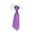 Purple, variant on Elvqul Mens Necktie Business Wedding Solid Color Party Purple Formal Tie