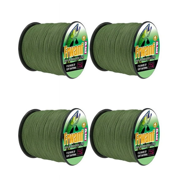 4X PE Braided Fishing Line 4 Strand 100M Super Strong Multifilament Thread for Carp Fishing Carp Lines 12Lb 5.0