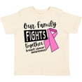 thumbnail image 3 of Inktastic Our Family Fights Together Breast Cancer Awareness Boys or Girls Toddler T-Shirt, 3 of 5