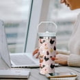 thumbnail image 6 of 30 oz Dachshund Tumbler with Handle and Flip Straw, Dog Stainless Steel Insulated Cup with Lid and Straw,Travel Coffee Mug Water Bottle,Christmas Birthday Mothers Day Gifts for Women Animal Lovers, 6 of 6