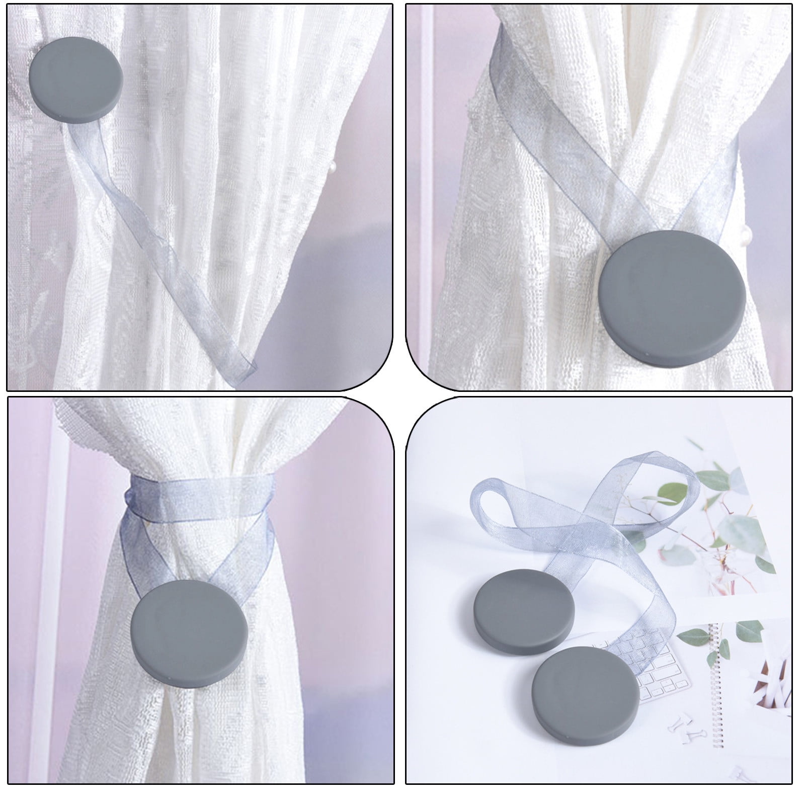 Fermeture Rideau Aimants Pour Rideaux Yuqilin 24 Pièces - Attaches Magnétiques Argent - Pour Chambre/Salon/Salle De Bain Rideau Salon Fermeture Rideau Aimants Pour Rideaux Yuqilin 24 Pièces - Attaches Magnétiques Argent - Pour Chambre/Salon/Salle De Bain Rideau Salon