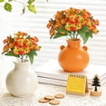 thumbnail image 4 of Flores artificiales de pensamiento de seda para decoración floral, ideales para bodas, hoteles, centros de mesa y el hogar., 4 of 6