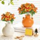thumbnail image 4 of Flores de seda de pensamiento artificial Arreglo floral artificial para decoración de bodas, hogares y hoteles, 4 of 6