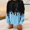 thumbnail image 2 of Sudaderas Navideñas Para Mujer Tallas Grandes Manga Larga Tie-Dye Casual Pullover Tops Odeerbi  ODB208625, 2 of 6