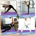 thumbnail image 5 of BalanceFrom Versatile 4'x8'x2" High-Density Gym Mats - Extra Thick, Anti-Tear, Easy-Clean, Foldable for Aerobics, Yoga, Martial Arts, with Durable Vinyl and Velcro, Purple, 5 of 5