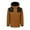 Brown, variant on Women's Heated Jacket Waterproof with Hooded Hiking Coat Lightweight Windproof Full Zip Women's Packable Fall Raincoat Windbreaker with Hood Green XL