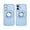 Blue, variant on ELEHOLD Magnetic Case for iPhone 16, Foldable Kickstand Bracket Work with Magnetic Car Mount Lens Film Protection Slim Shockproof Case for iPhone 16, Black