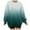 Dark Green, variant on Long Sleeve Tunic Tops for Women Leggings Fall Loose Crewneck Batwing Drop Shoulder with Pocket Gradient Print Leisure Cotton Sweatshirts Pullover(Light Purple,S)