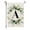 A, variant on Ins Style Linen Garden Flag,26 Letters Green Plant Printed Yard Flag,Personalized Surname Initial Decorative Banner for Courtyard Gate Outdoor Lawn Patio Farmhouse Front Porch Landscape Hanging Decor