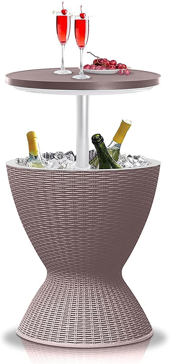 SereneLife Cool Bar Table 7.5 Gallon Beer & Wine Cooler, Patio