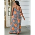 thumbnail image 2 of CALIPESSA Womens Summer Plus Size Boho Mandala Print Loose Casual V Neck Tunic Cami Dress, 0XL-4XL, 2 of 5