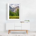 thumbnail image 2 of Nature's Cascade - Yosemite Valley - California Photography Waterfall Nature Landscape Mountain Forest Scenic Travel Poster White Framed Wall Art Print 5 x 7 inches, 2 of 3