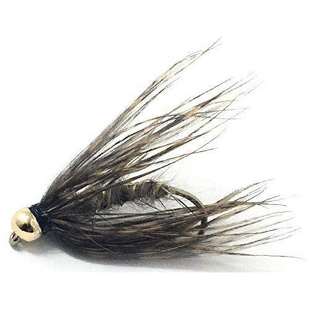 Feeder Creek Soft Hackle Bead Head Nymph - 3 Sizes 12,14,16 (4 of Each