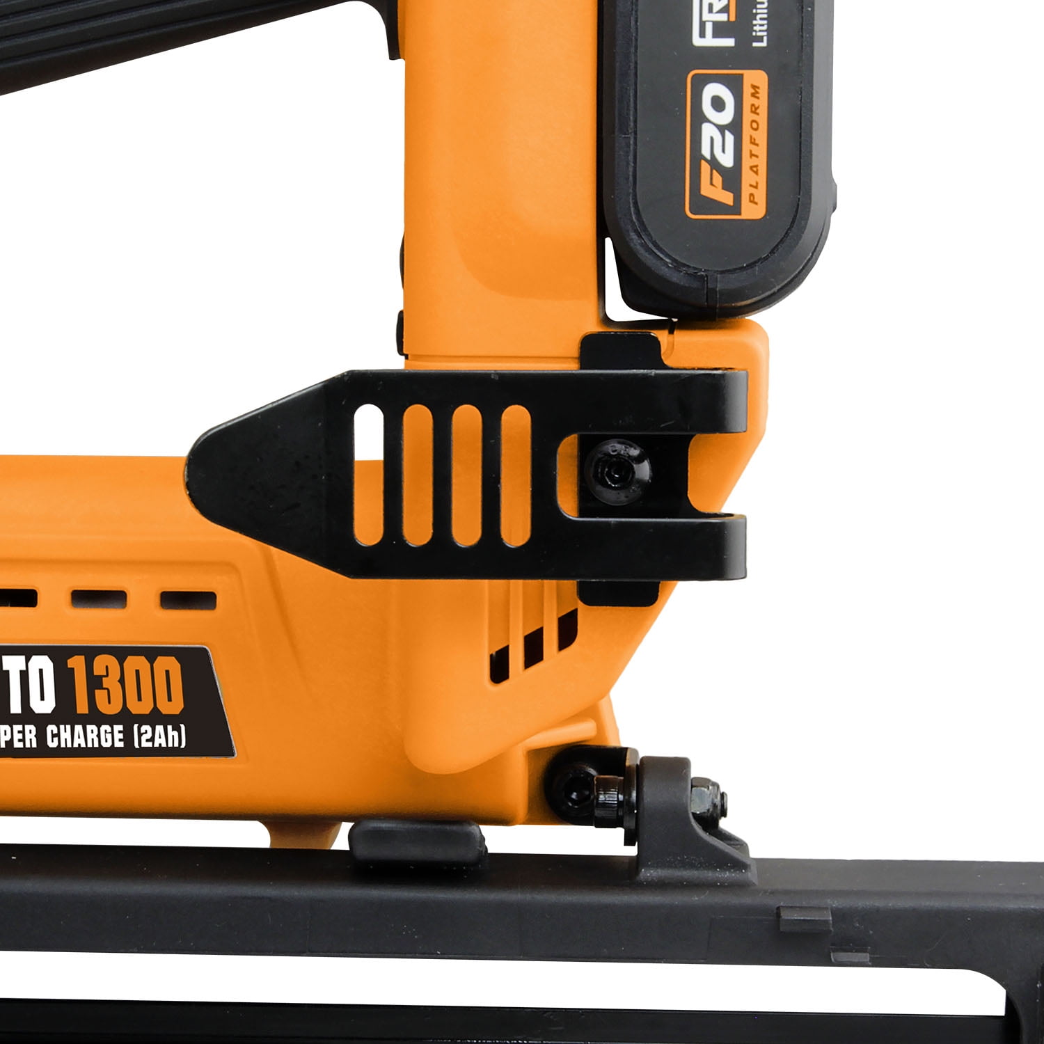 Freeman PE20VFN64 20 Volt Cordless 16-Gauge 2-1/2" Straight Finish Nailer Kit with Lithium Ion Battery, Charger, Bag, and Nails (200 Count) – 1300 Shots per Charge