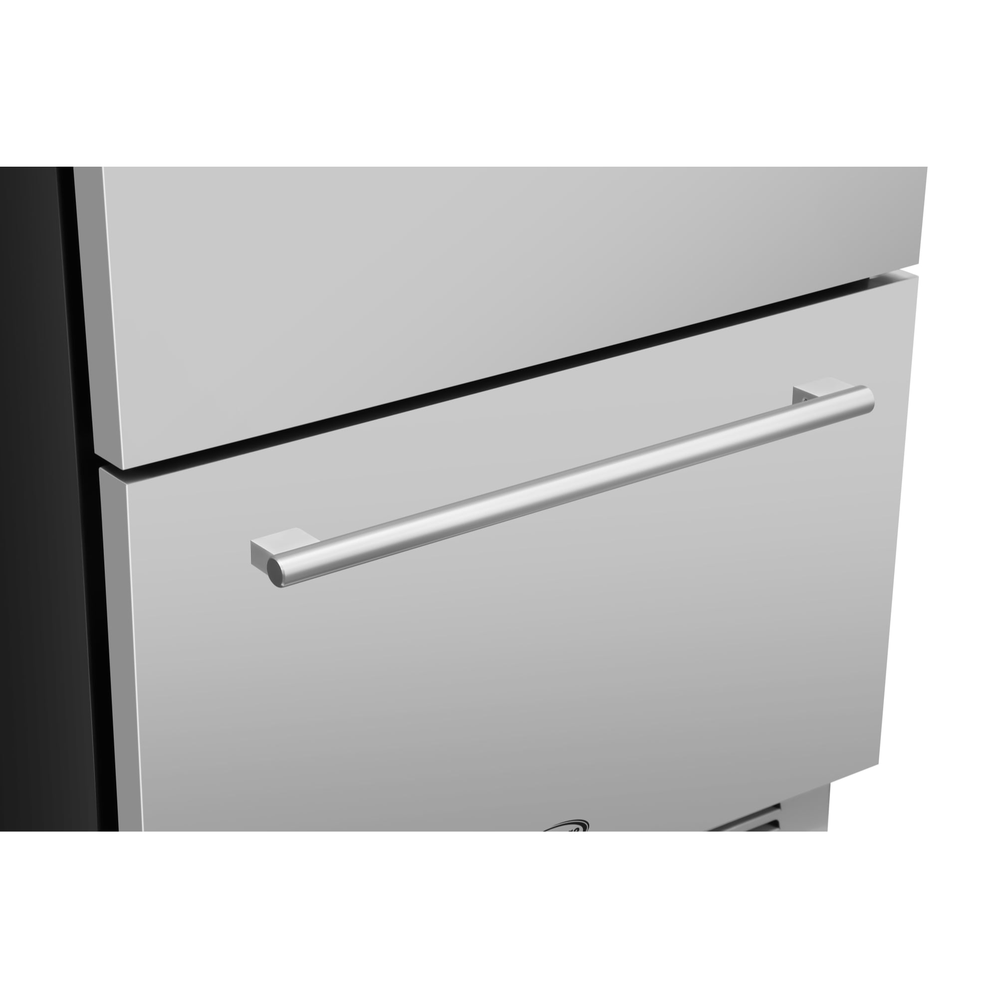 24 in.  Built-in Two-Drawer Refrigerator in Stainless-Steel (KM-OKS-RD2)