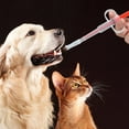 thumbnail image 4 of Frusde 2pcs Pet Pill Plunger Popper for Small Cats Dogs Pill Gun Dispenser Shooter Soft Tip Tablet Syringe Pusher-Red, 4 of 6